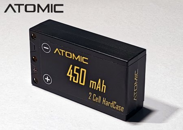 Atomic Lipo 2 cell hardcase 450mah