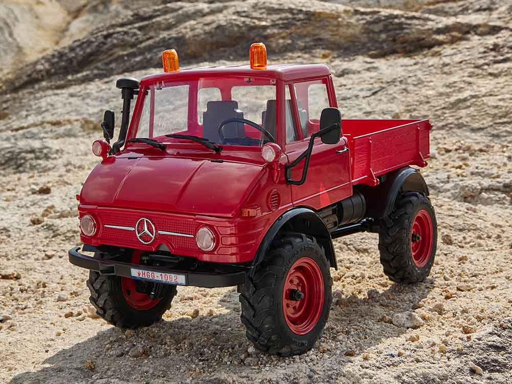 FMS 1:24 FCX24 Mercedes-Benz Unimog 421 RTR - RED - HeliDirect