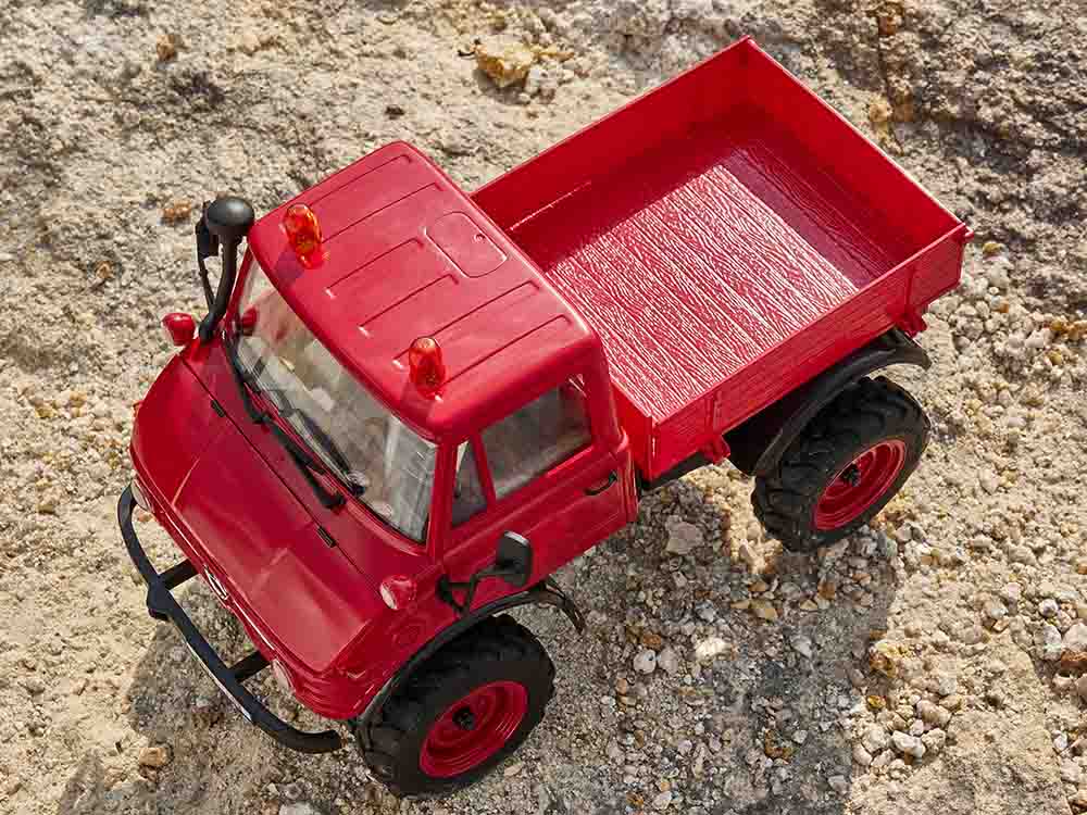 FMS 1:24 FCX24 Mercedes-Benz Unimog 421 RTR - RED - HeliDirect