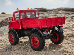 FMS 1:24 FCX24 Mercedes-Benz Unimog 421 RTR - RED - HeliDirect