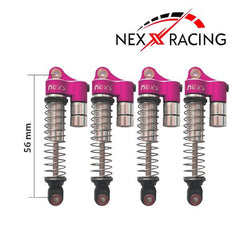 Nexx Racing Reservoir Shock (4 pcs) for 1/18 TRX-4M - PURPLE - HeliDirect
