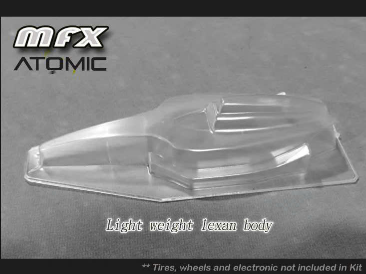 Atomic MFX 1/28 F1 Competition Chassis Kit (with Lexan Body)