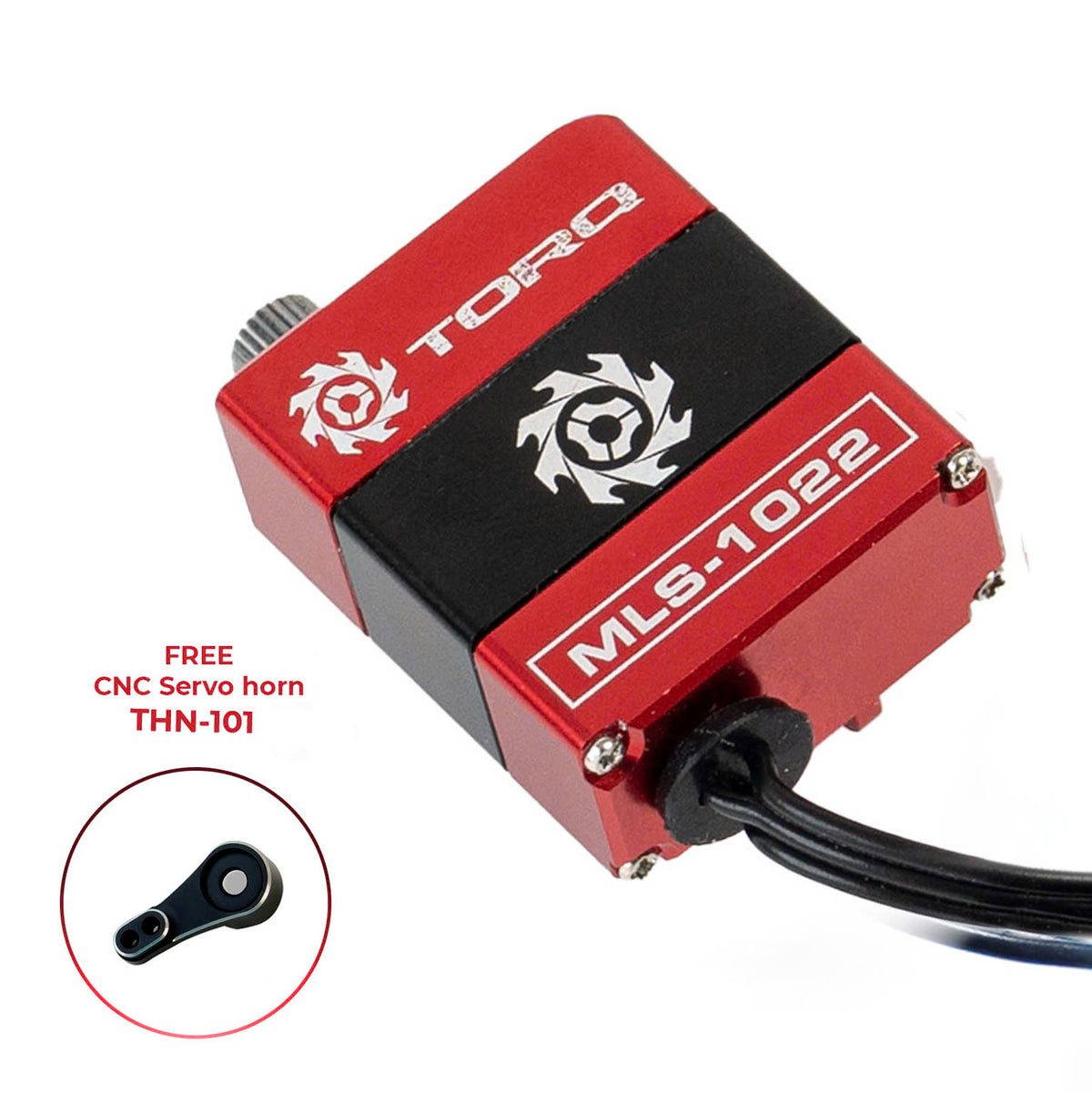 TORQ MLS-1022 Premium High Torque Servo for Axial SCX24 - Red