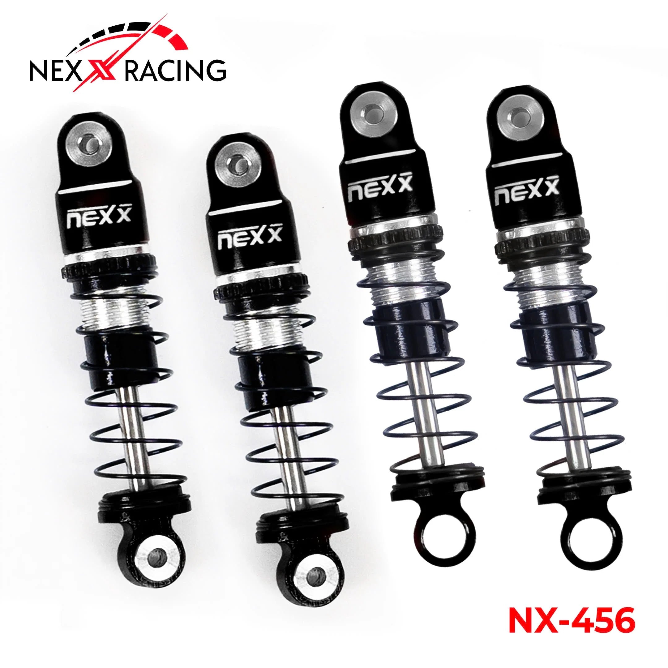 Losi 1/24 Micro-B 2WD Buggy RTR (Silver) With Nexx Racing Adjustable Turnbuckle Set & Oil Shock (4pcs) - Big Savings $18.29 Off