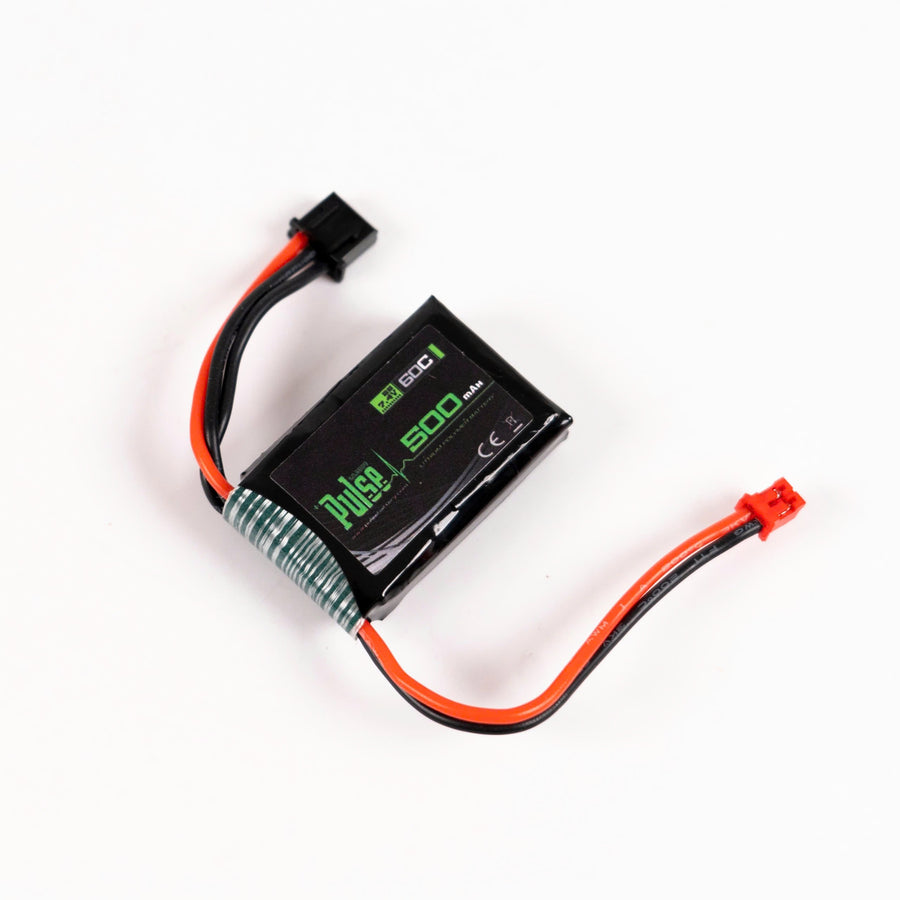 60c PULSE 500mah 2S 7.4V 60C LiPo Battery - PH2.0 Connector – Direct RC