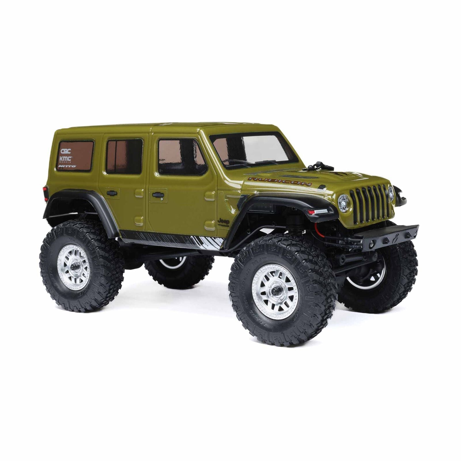 Axial 1/24 SCX24 Jeep Wrangler JLU 4X4 Rock Crawler Brushed RTR - Green - HeliDirect