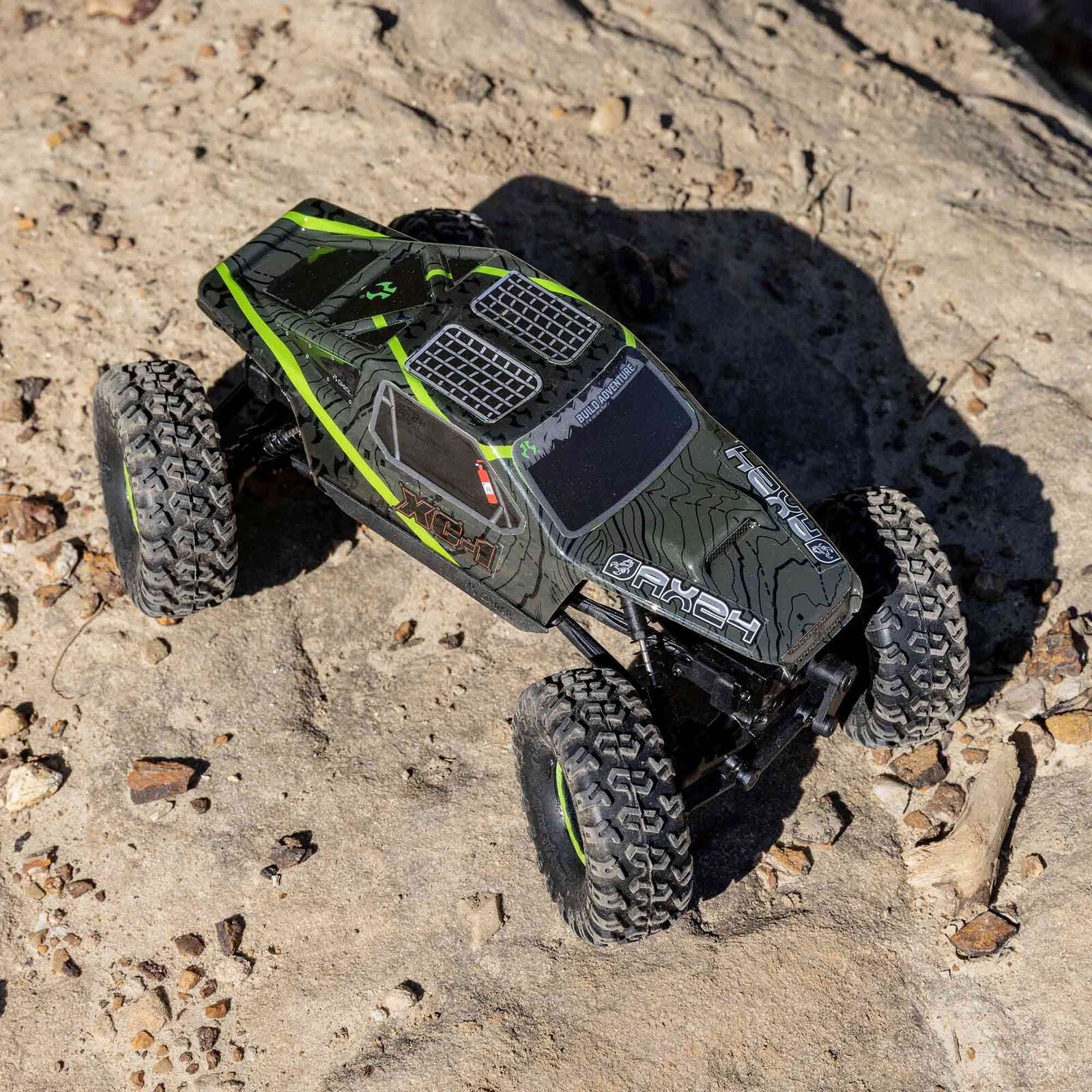 Axial 1/24 AX24 XC-1 4WS Crawler Brushed RTR - Green - HeliDirect