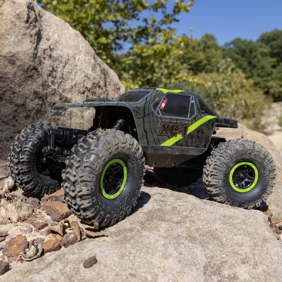 Axial 1/24 AX24 XC-1 4WS Crawler Brushed RTR - Green - HeliDirect