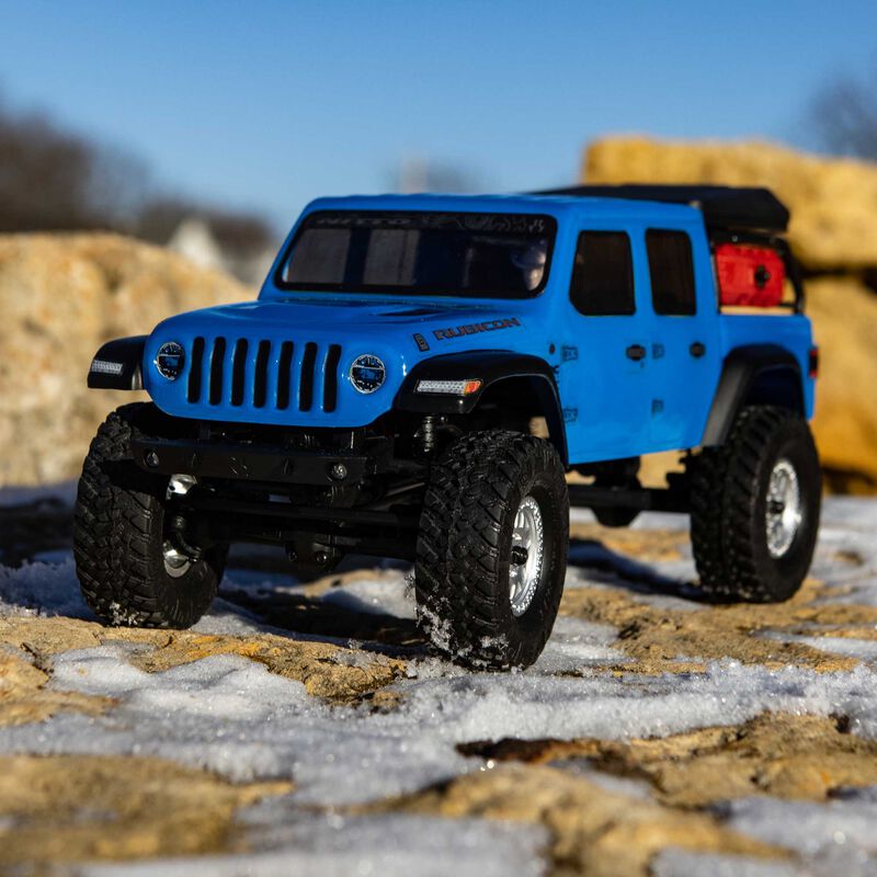Horizon Hobby 1/24 SCX24 Jeep JT Gladiator 4WD Rock Crawler Brushed RTR, Beige - HeliDirect