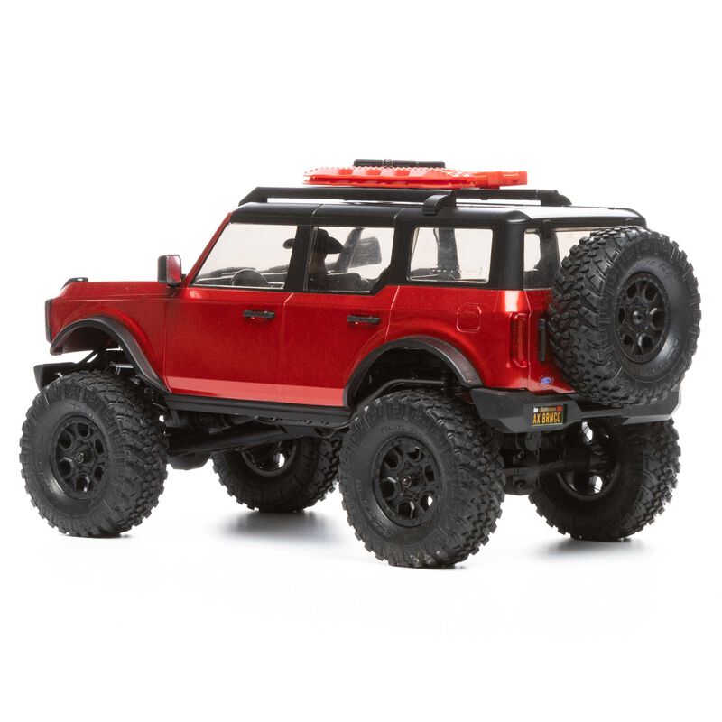 Axial Racing Scx24 2021 Bronco 4WD Truck Brushed RTR, Red - HeliDirect