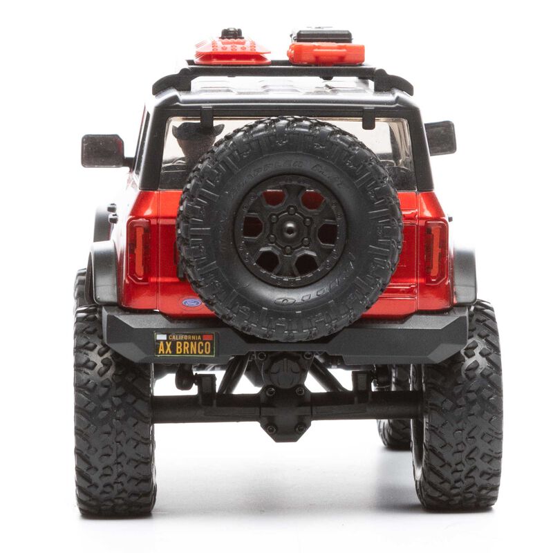 Axial Racing Scx24 2021 Bronco 4WD Truck Brushed RTR, Red - HeliDirect