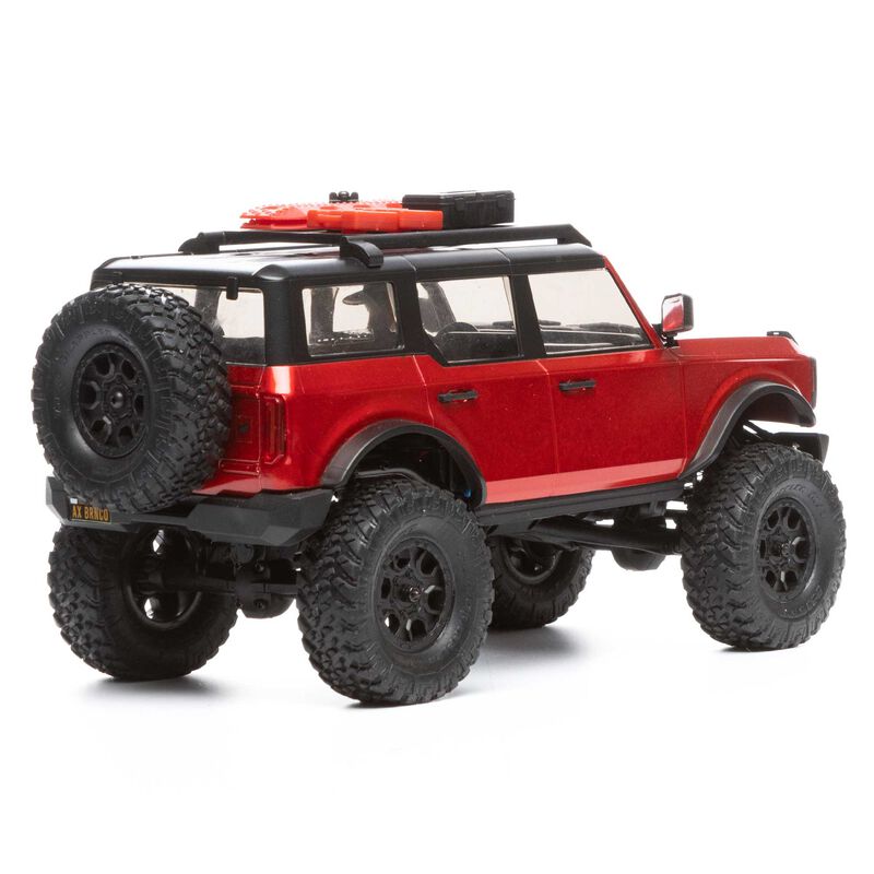 Axial Racing Scx24 2021 Bronco 4WD Truck Brushed RTR, Red - HeliDirect