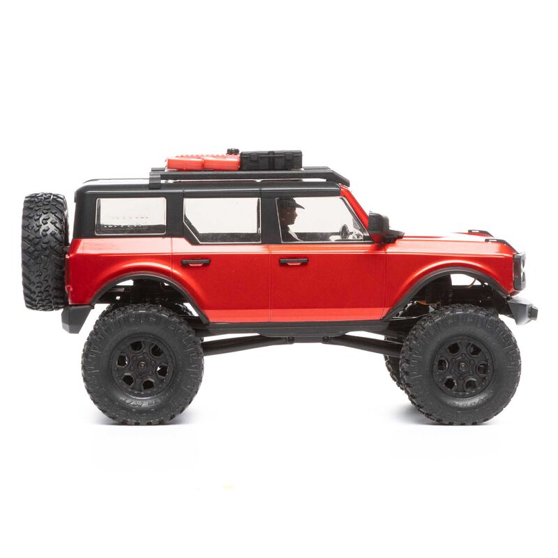 Axial Racing Scx24 2021 Bronco 4WD Truck Brushed RTR, Red - HeliDirect