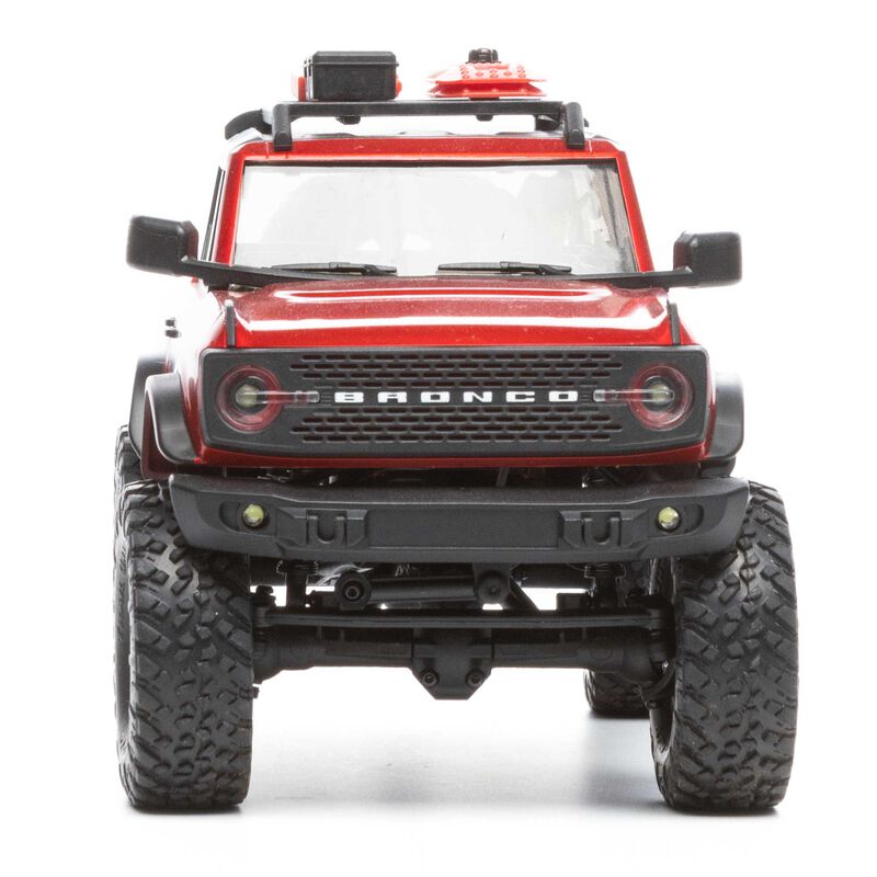 Axial Racing Scx24 2021 Bronco 4WD Truck Brushed RTR, Red - HeliDirect