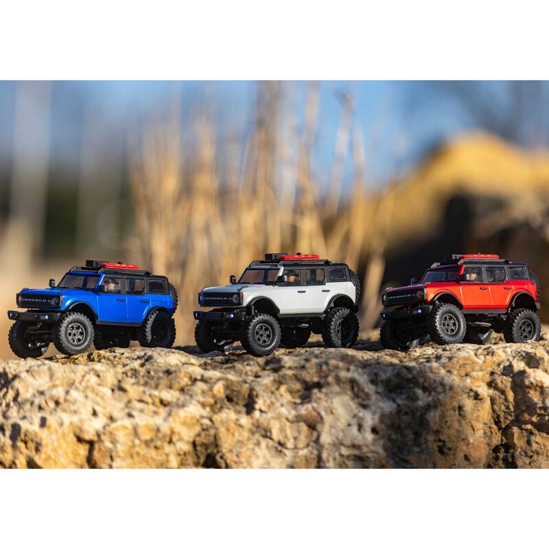 Axial Racing Scx24 2021 Bronco 4WD Truck Brushed RTR, Red - HeliDirect