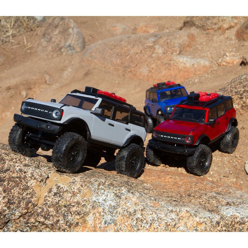 Axial Racing Scx24 2021 Bronco 4WD Truck Brushed RTR, Grey - HeliDirect