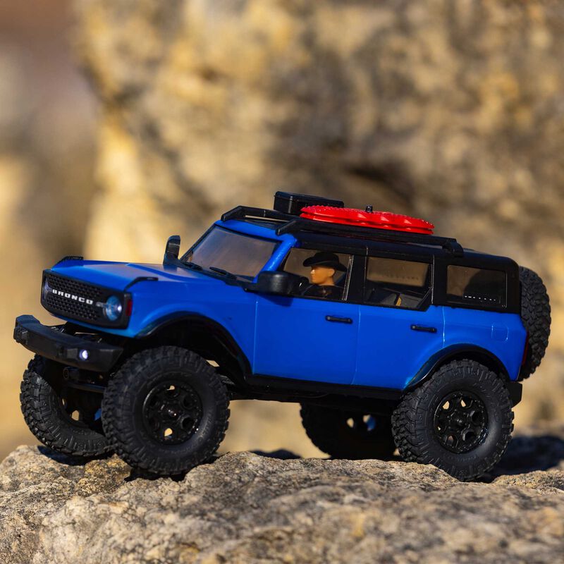 Axial Racing Scx24 2021 Bronco 4WD Truck Brushed RTR, Blue - HeliDirect