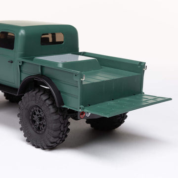 Axial SCX24 40'S 4 DOOR DODGE POWER WAGON, GREEN: 1/24 4WD-RTR - HeliDirect