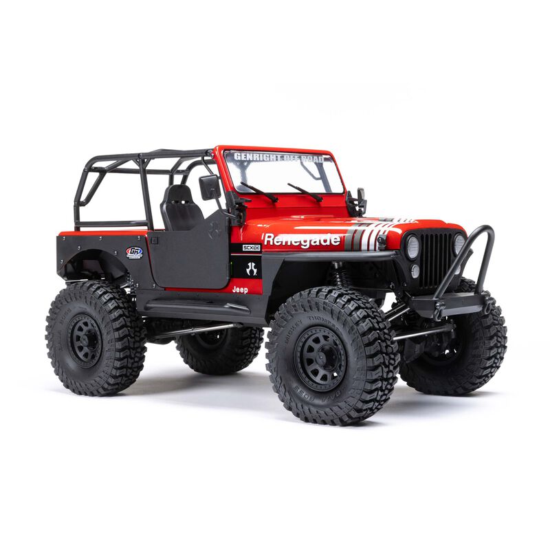 Axial 1/10 SCX10 III Jeep CJ-7 4WD Brushed RTR - Red - HeliDirect