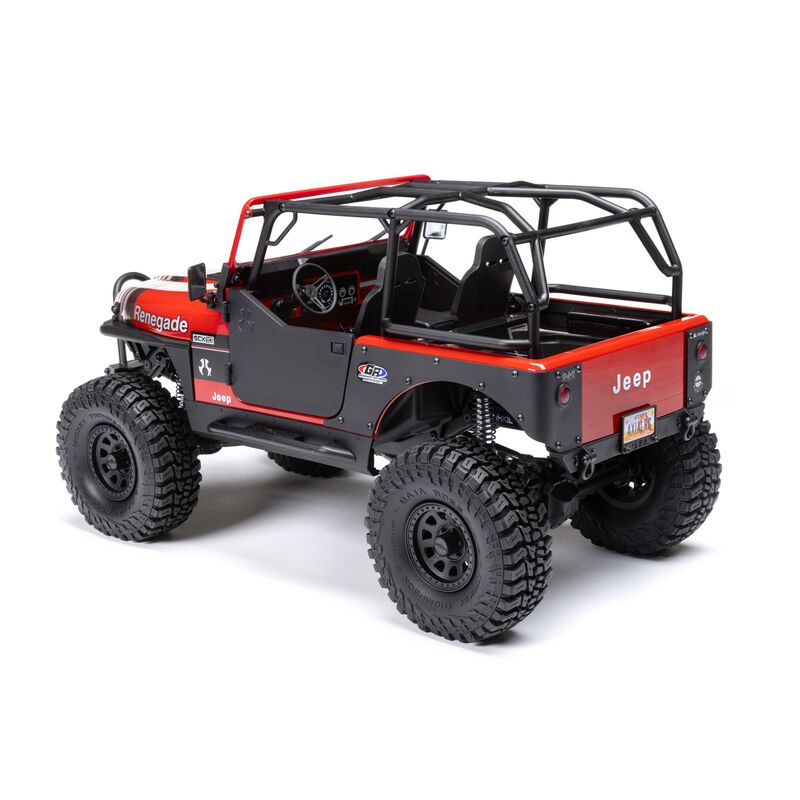 Axial 1/10 SCX10 III Jeep CJ-7 4WD Brushed RTR - Red - HeliDirect