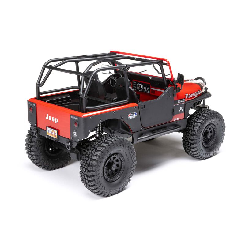 Axial 1/10 SCX10 III Jeep CJ-7 4WD Brushed RTR - Red - HeliDirect