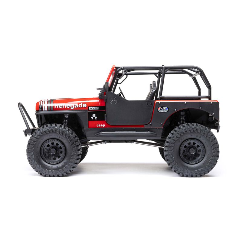 Axial 1/10 SCX10 III Jeep CJ-7 4WD Brushed RTR - Red - HeliDirect