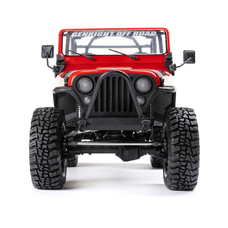 Axial 1/10 SCX10 III Jeep CJ-7 4WD Brushed RTR - Red - HeliDirect