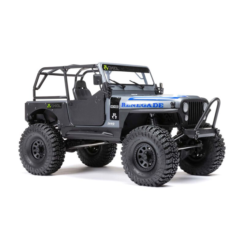 Axial 1/10 SCX10 III Jeep CJ-7 4WD Brushed RTR - Grey - HeliDirect