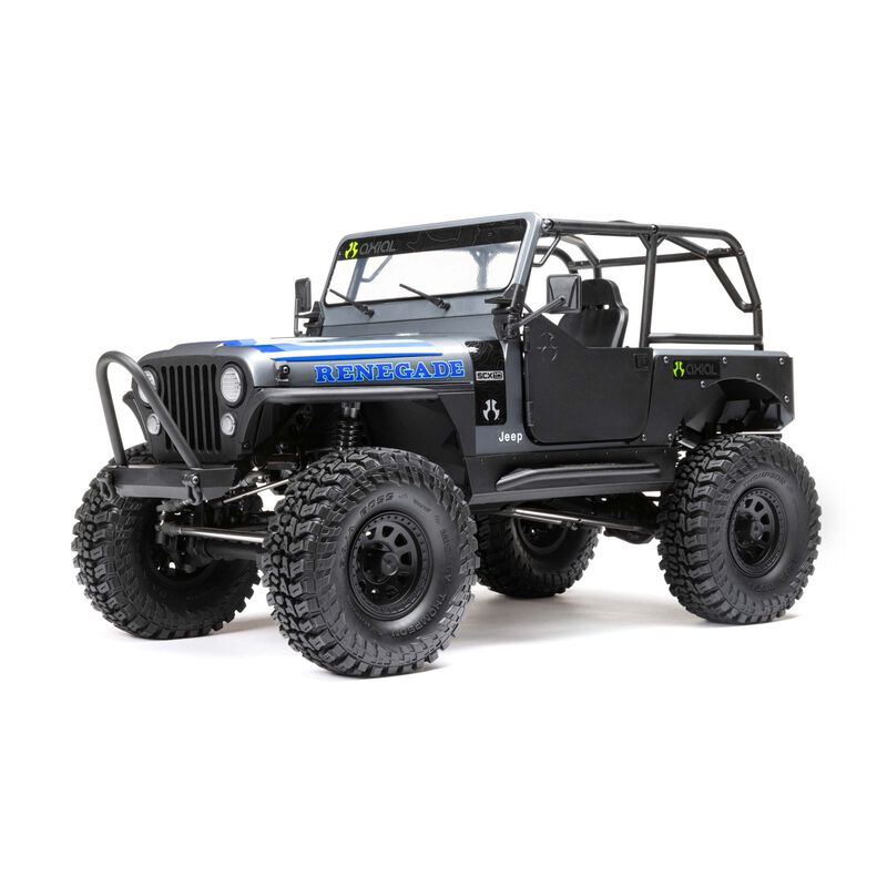 Axial 1/10 SCX10 III Jeep CJ-7 4WD Brushed RTR - Grey - HeliDirect