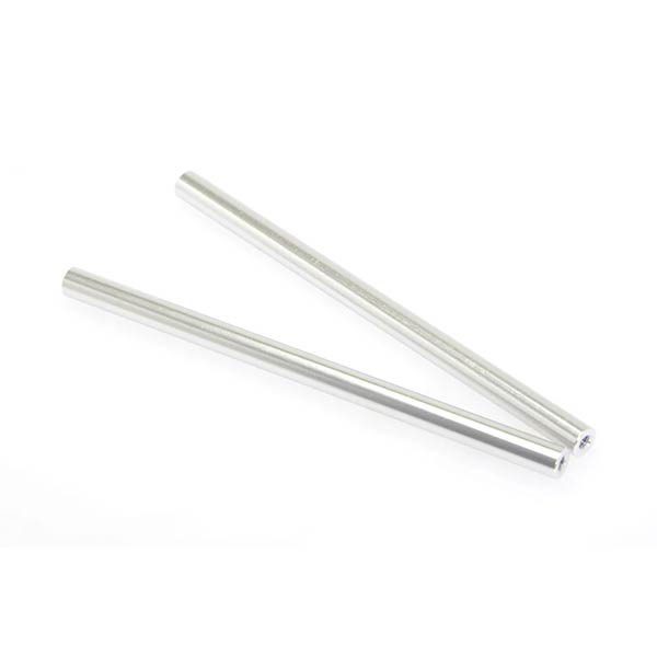 CD0311 M3 Threaded 6x106.50mm Aluminum Link (silver anodized) 2pcs - HeliDirect