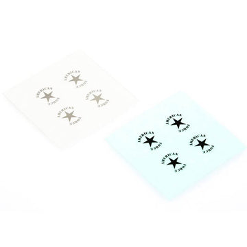 CD0750 Wheel Cap Decal ( for American Force wheel cap, chrome/black 4pcs each) - HeliDirect