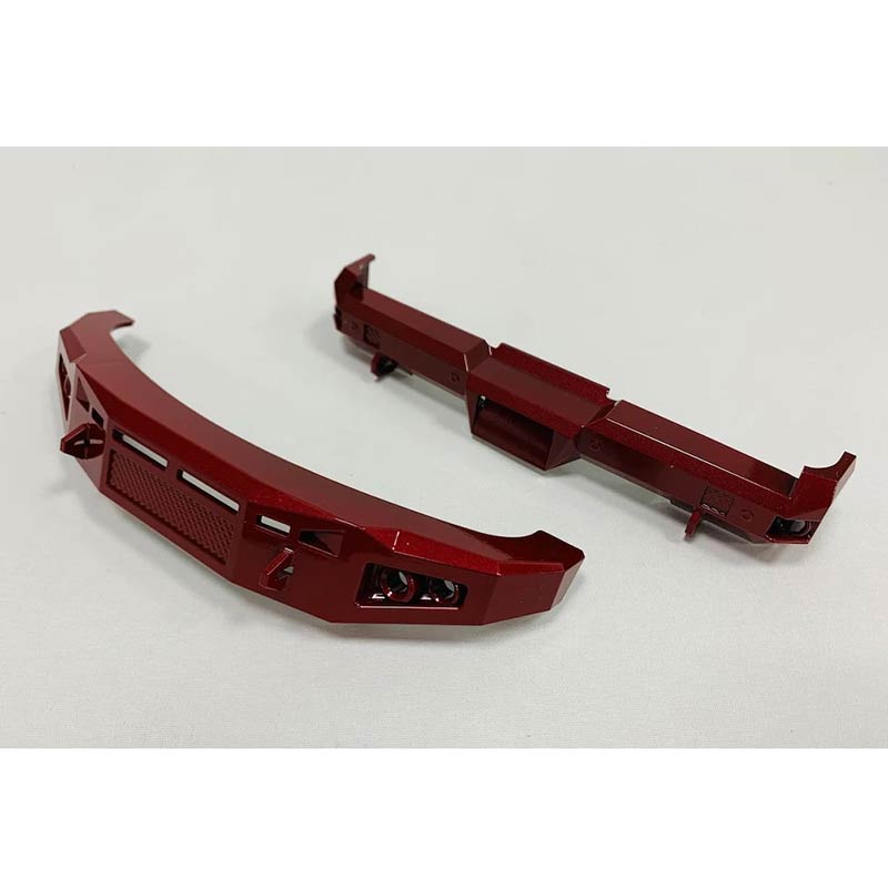 CKD0495 KAOS Red Candy Apple color Bumper Set (For for F250 or F450) - HeliDirect