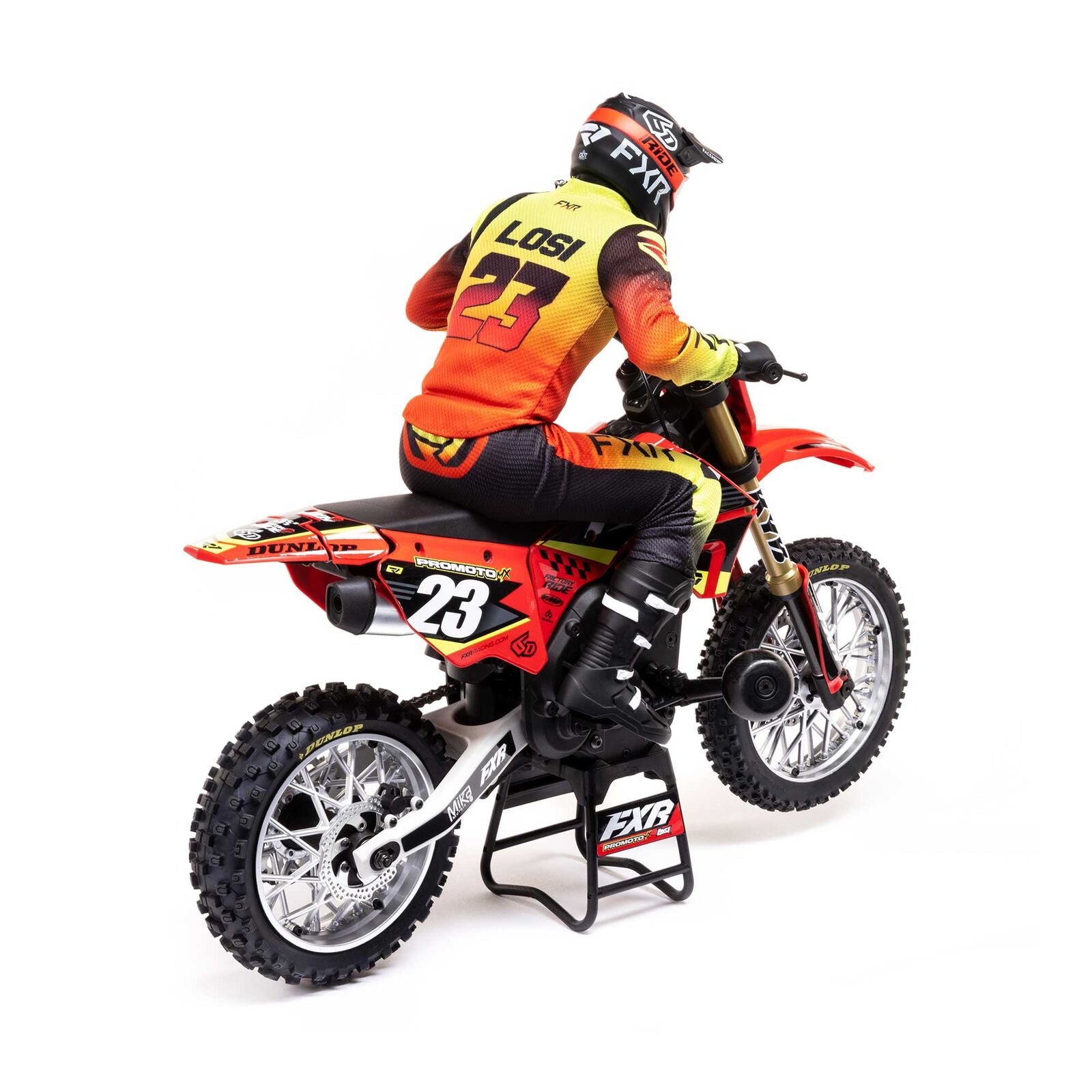 Losi 1/4 Promoto-MX Motorcycle RTR, FXR - RED - HeliDirect