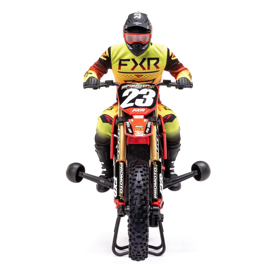 Losi 1/4 Promoto-MX Motorcycle RTR, FXR - RED - HeliDirect