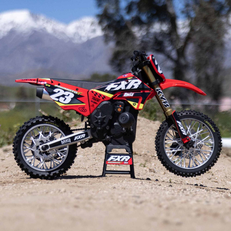 Losi 1/4 Promoto-MX Motorcycle RTR, FXR - RED - HeliDirect