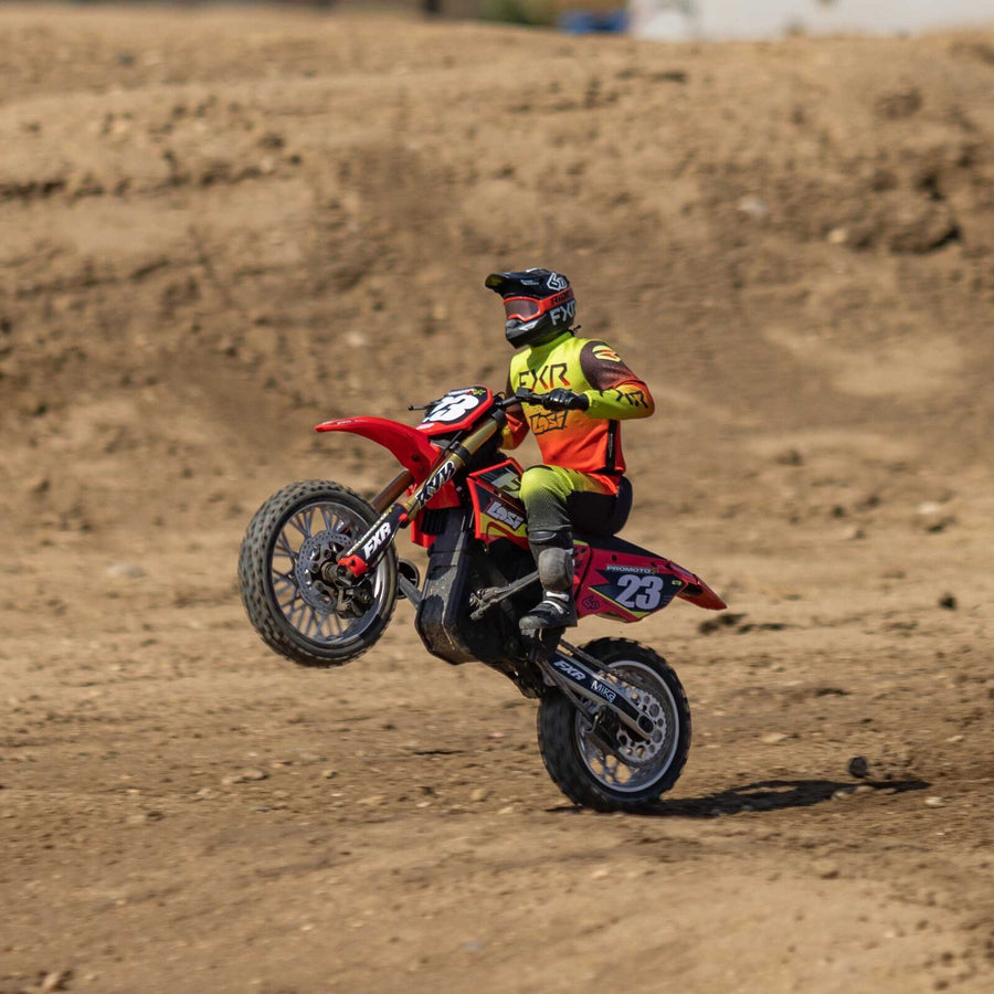 Losi 1/4 Promoto-MX Motorcycle RTR, FXR - RED - HeliDirect