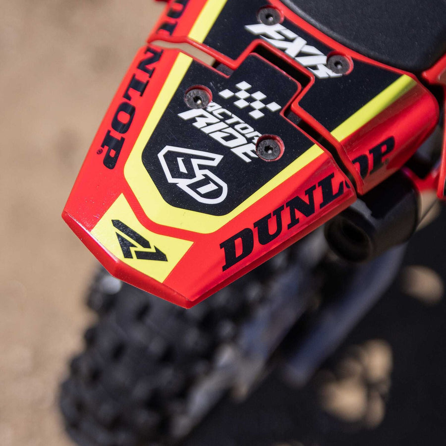 Losi 1/4 Promoto-MX Motorcycle RTR, FXR - RED - HeliDirect
