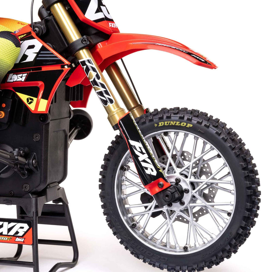 Losi 1/4 Promoto-MX Motorcycle RTR, FXR - RED - HeliDirect