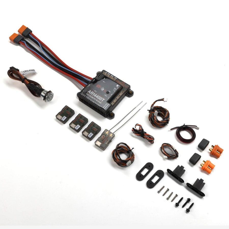 Spektrum AR14400T 14 Channel PowerSafe Telemetry Receiver - HeliDirect