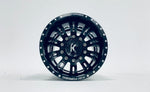CKD0601 KG1 KD004 DUEL CNC Metal Front Dually Wheel (2 pcs, w/cap. decal & screws) - HeliDirect