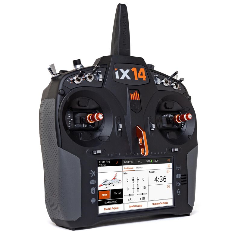 Spektrum iX14 14 Channel DSMX Transmitter Only - HeliDirect